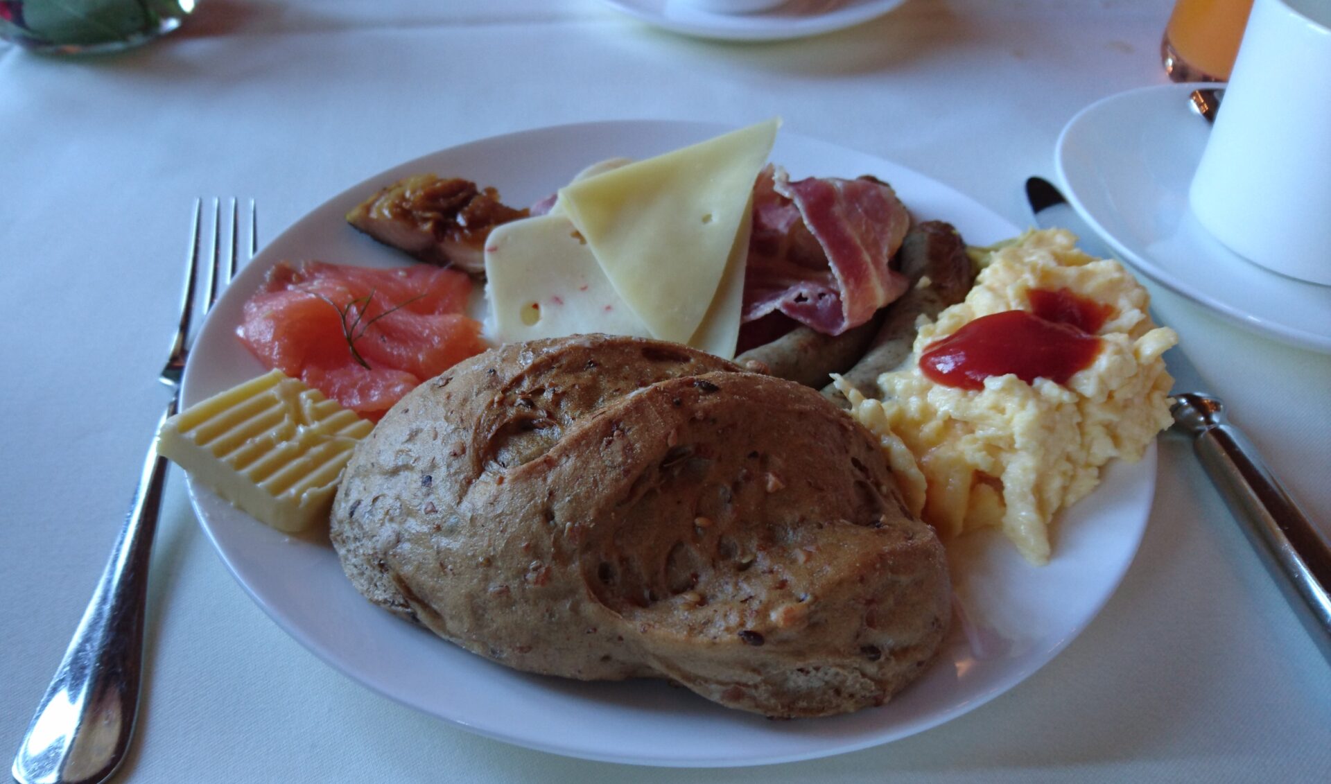 朝食バイキング